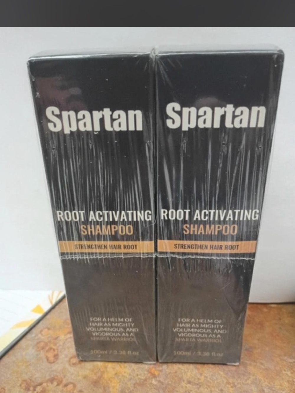 Root Activating Shampoo for spartan Men — Black X2